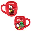 Hello Kitty Happy Holidays Christmas 18 oz. Oval Mug